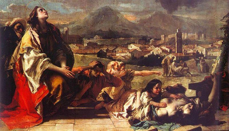 Giambattista Tiepolo Saint Tecla at Este France oil painting art